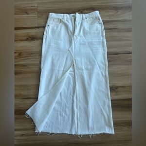 MADEWELL “The Rilee Denim Midi Skirt” size 27